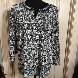 Lucky Brand tunic top size Large
